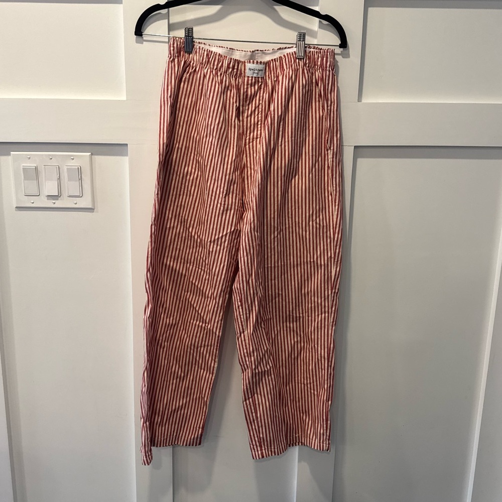 Striped Red cotton boxer pants Speltham London M